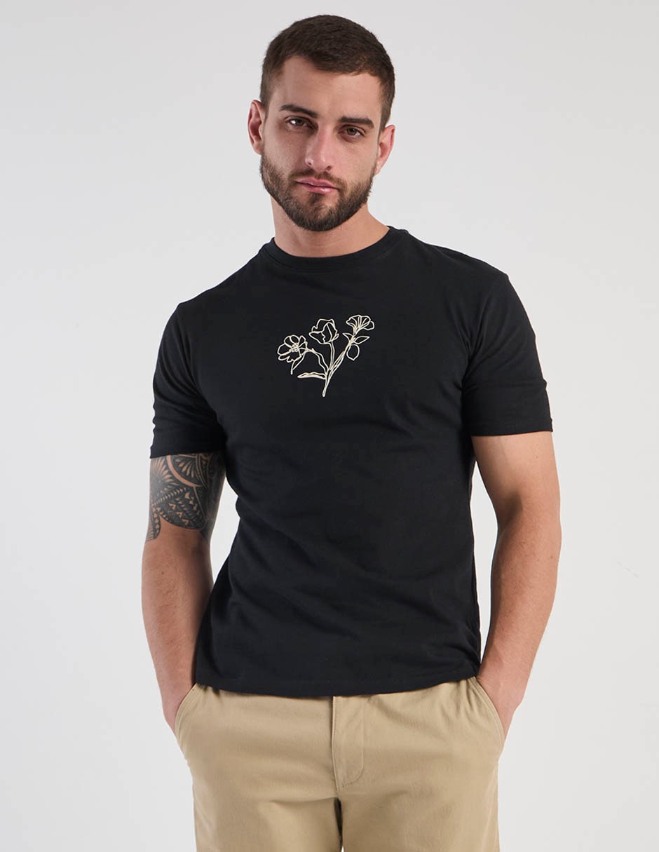 Playera cuello redondo para hombre 2