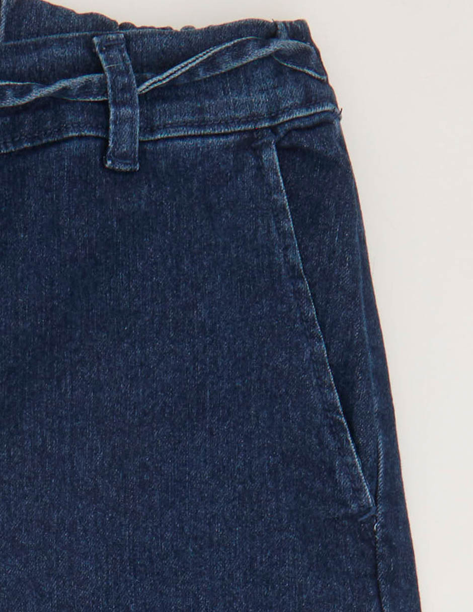 Jeans straight lavado obscuro para hombre 6