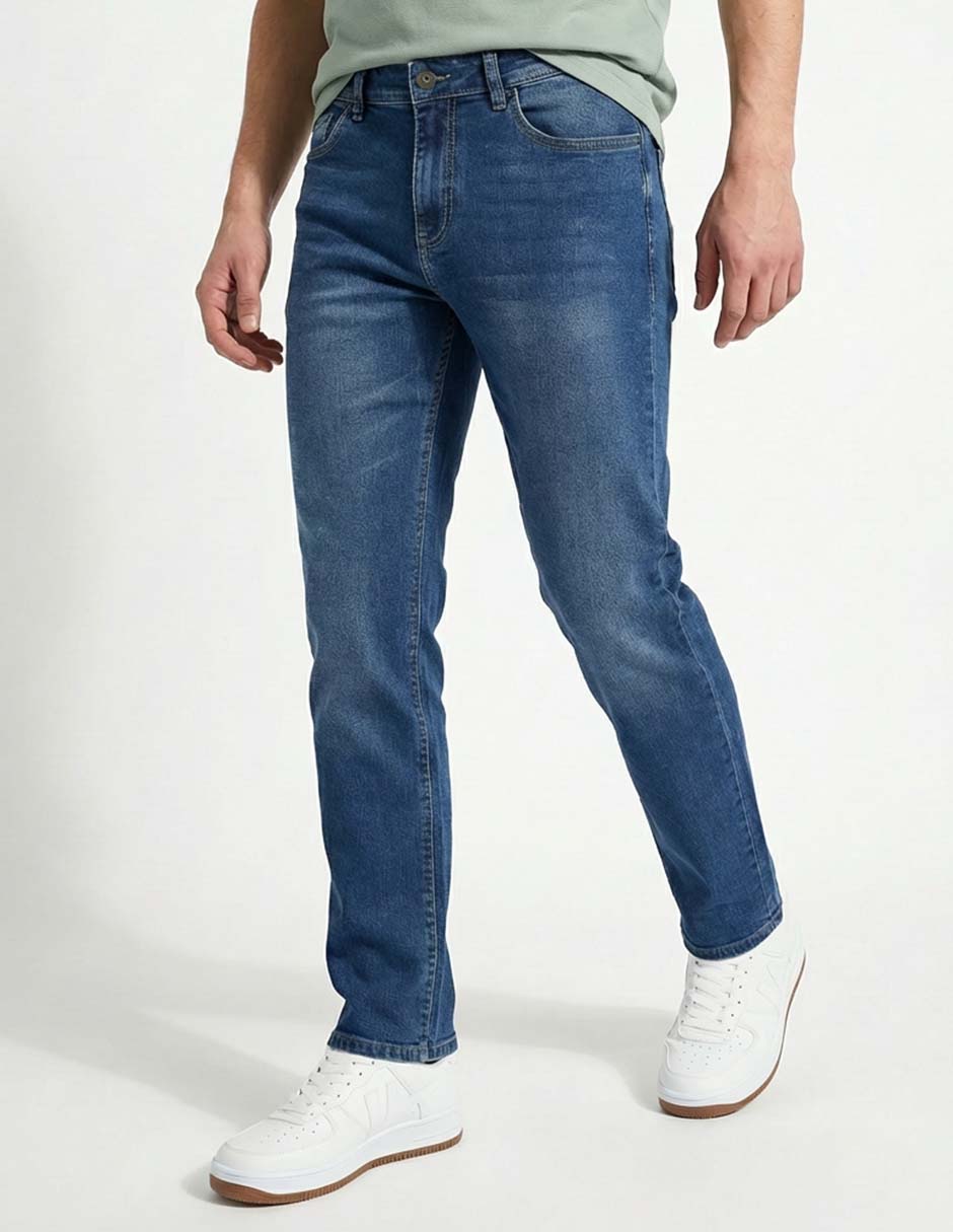 Jeans slim deslavado para hombre Jeans slim deslavado para hombre