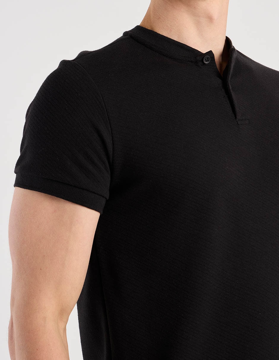 PLAYERA COH26306-02 CONTEMP, CH, NEGRO