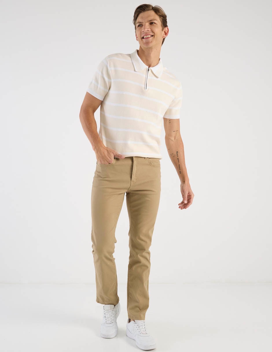 PANTALON CONTEMPO, 36, KHAKI COH26317-2