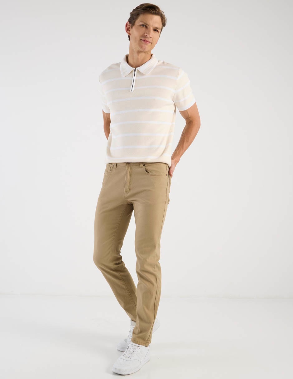 PANTALON CONTEMPO, 36, KHAKI COH26317-2