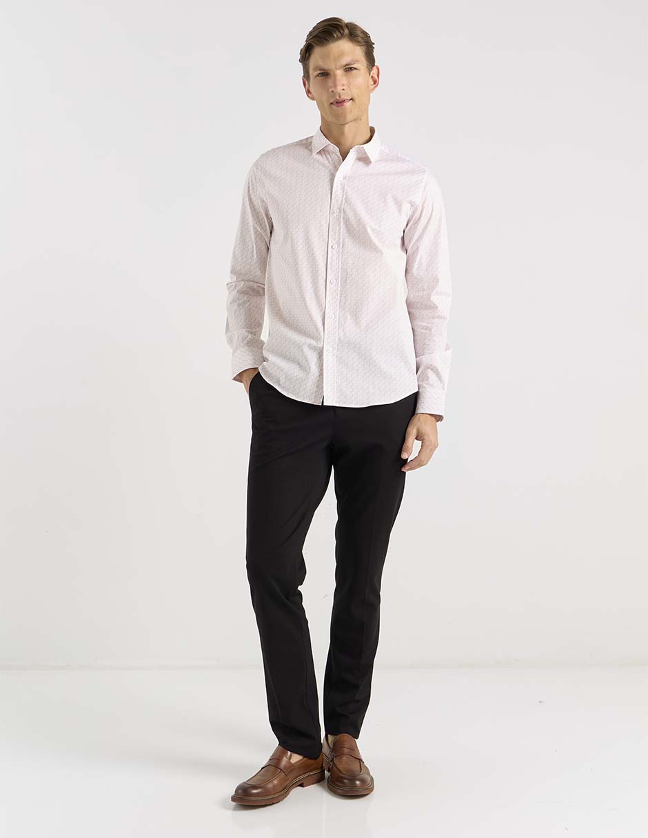 Camisa casual de algodón manga larga para hombre 3