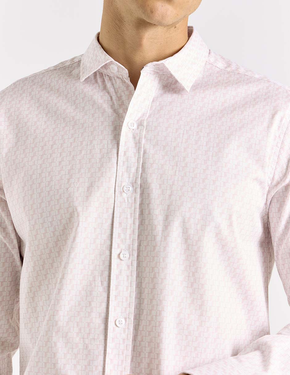Camisa casual de algodón manga larga para hombre 4
