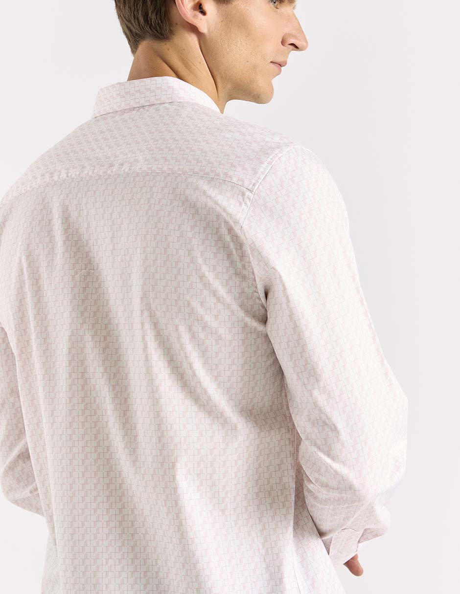 Camisa casual de algodón manga larga para hombre 5
