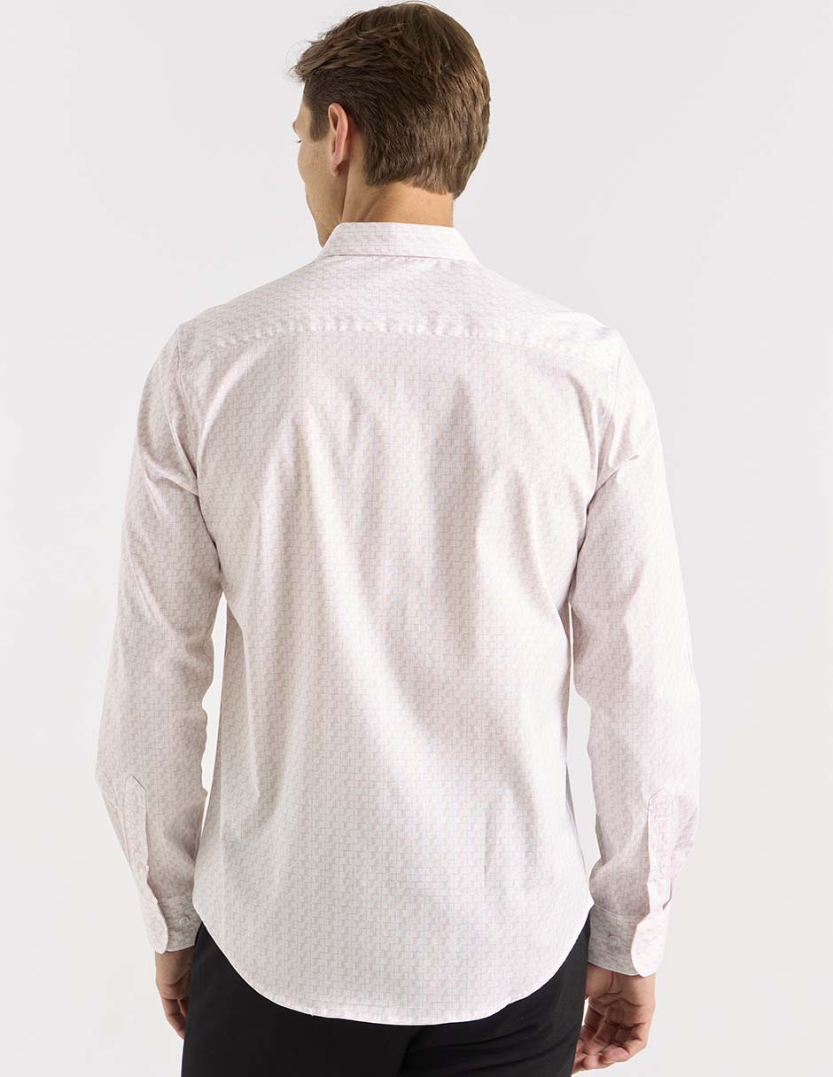 Camisa casual de algodón manga larga para hombre 6